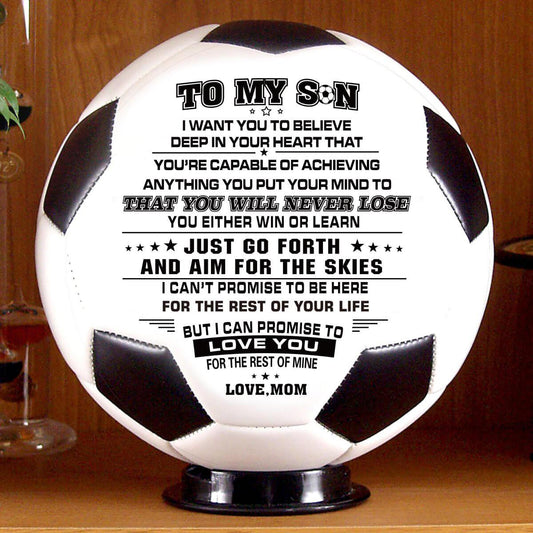 Mom to Son - I Love You - Soccer Ball